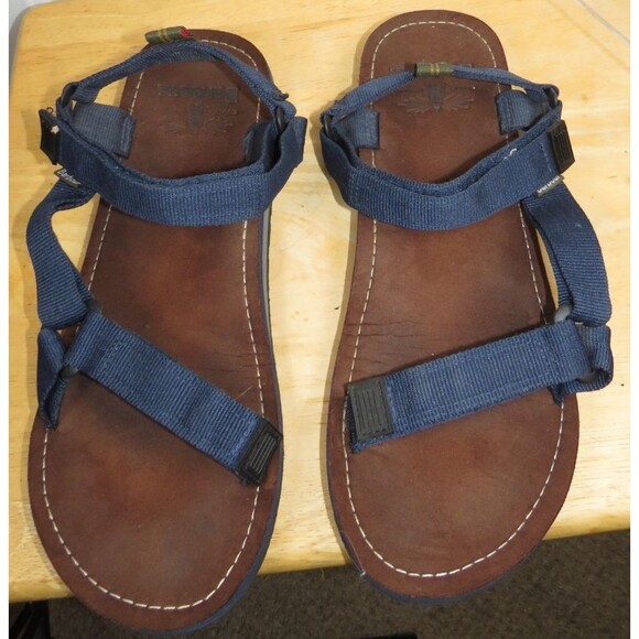 Barbour Men\'s Hilman Sandals Hook & Loop Adjustable Straps Navy Blue Size 12 main image 6